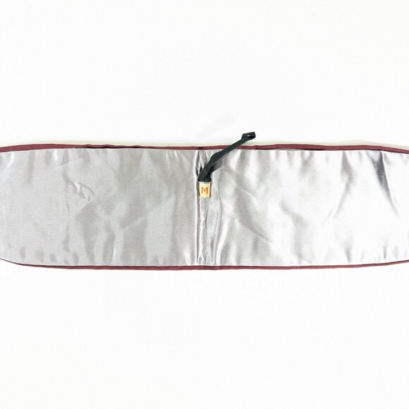 Vintage Burgundy red Cumberband, classic mens tuxedo accessory size M - Picture 2 of 7